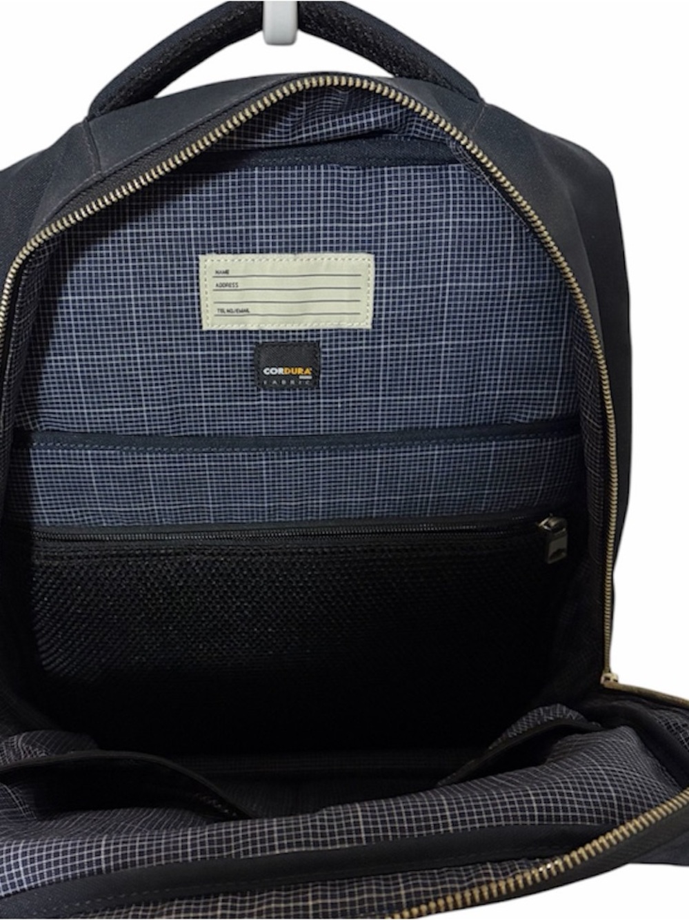 Jack Spade Navy Backpack with Front Zip Pocket - Picture 5 of 6